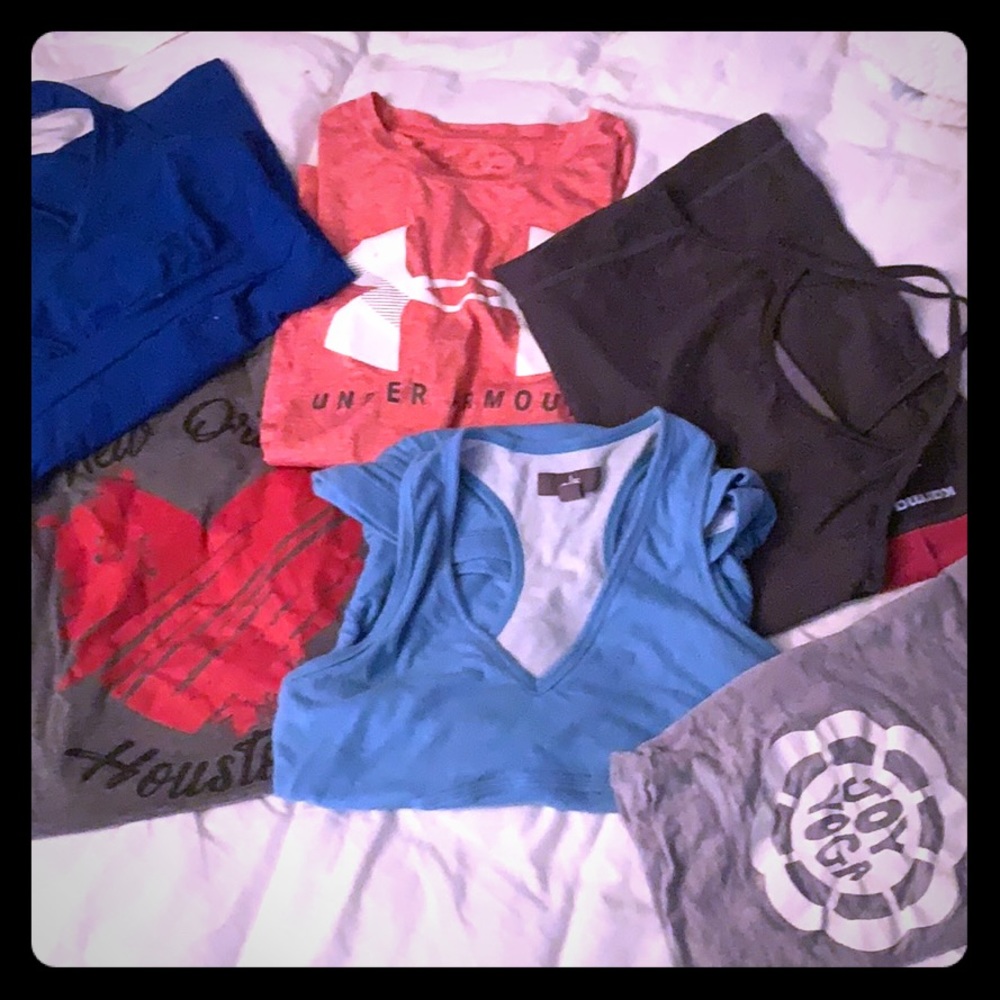 Workout Tops and Tees Assortment (Lot of 6!!!)